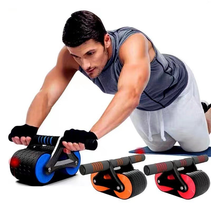 AbFlex Pro - Double Wheel Ab Roller with Automatic Springback