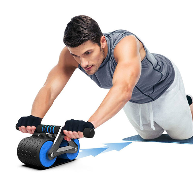 AbFlex Pro - Double Wheel Ab Roller with Automatic Springback