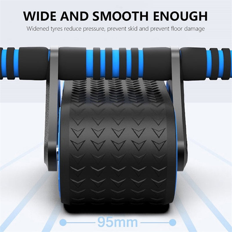 AbFlex Pro - Double Wheel Ab Roller with Automatic Springback
