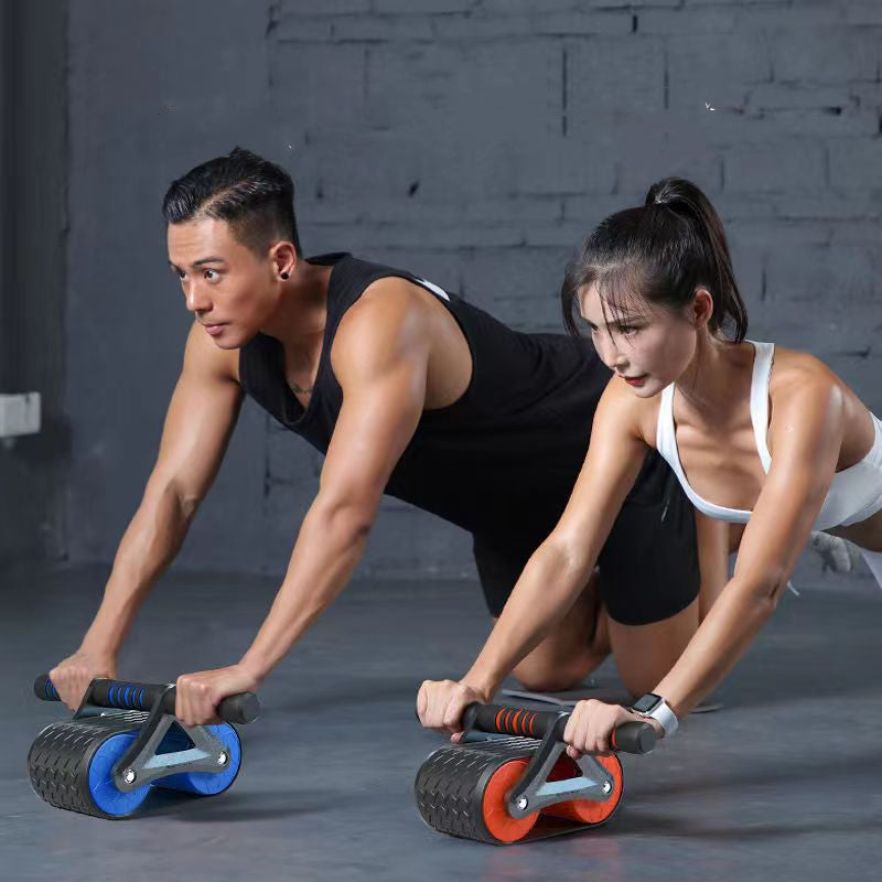 AbFlex Pro - Double Wheel Ab Roller with Automatic Springback