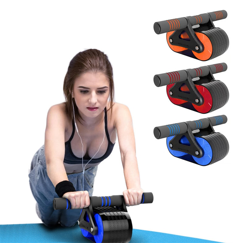 AbFlex Pro - Double Wheel Ab Roller with Automatic Springback